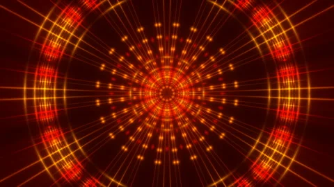 Red abstract background, motion shape and flashing light, loop Stock Footage 156570391