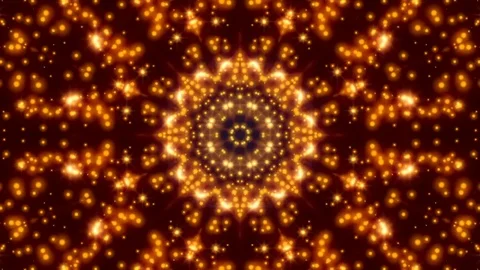 Red abstract background, moving gold particles, loop Stock Footage 83731482