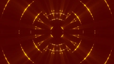 Red abstract background, moving gold light, loop Video stock 84210679