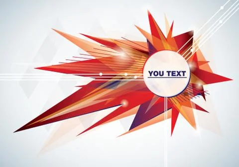 Red abstract background pattern Stock Illustration