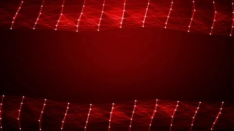 Red abstract background for presentations, logo with moving elements Stock Footage 169575698