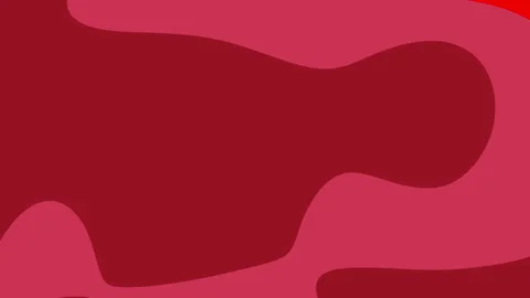 Red abstract background shape pattern design hd copy space digital rendering  Stock-Footage 297341957