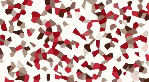 Red abstract background. Space for text. Smooth lines and small shapes. Stock Illustration