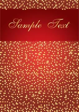 Red abstract background with space for your text, vector illustration Stock Illustration