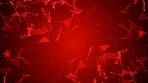 Red abstract background, with textured movements of dots and lines. Mockup. Stock Footage 173457904
