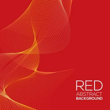 Red Abstract Background Vector Illustration Stock Illustration