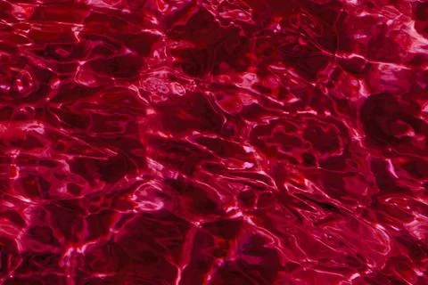 Red abstract background of water surface Stock Illustration