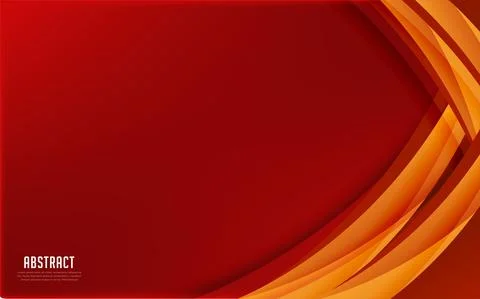 Red Abstract Background. Wave Background. Line Background. Vector Illustratio Stock Illustration