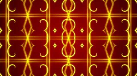 Red abstract background, yellow light, loop Stock Footage 50358586