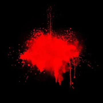 Red abstract on the black Stock Illustration