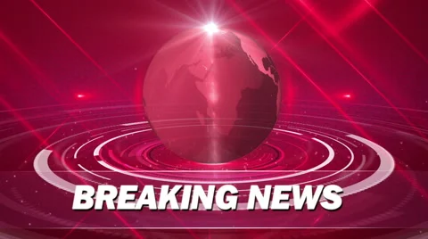 Red abstract for breaking news background Stock Footage 40813047