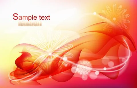 Red abstract c background Stock Illustration