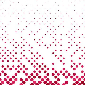 Red abstract circle pattern background - design with small dots イラスト素材