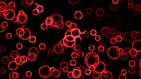 Red abstract circles Stockbeeldmateriaal 302189708