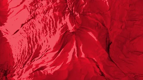 Red Abstract Cloth Stock Footage 197376893