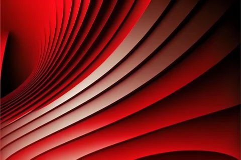 Red abstract cube 3d background Stock Illustration