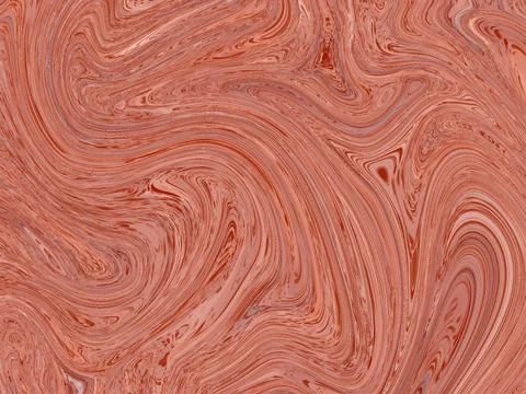 Red abstract curl wave pattern background , greeting card or fabric Stock Illustration