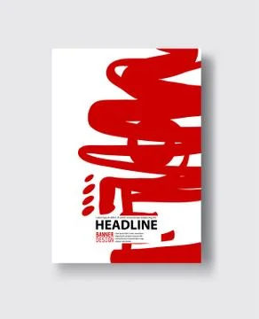 Red abstract design. Stock Illustration