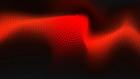 Red Abstract Digital Wave Background Stock Illustration