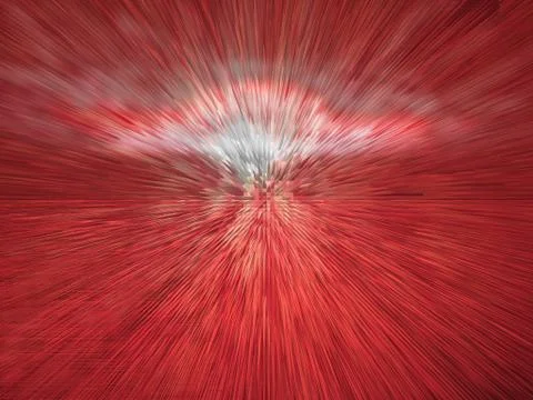 Red abstract explosion Illustrazione stock
