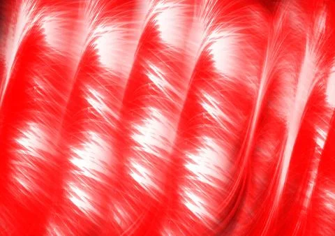 Red Abstract Feather Texture Background With Flowing Light Streaks and Dyna.. Stock Illustration