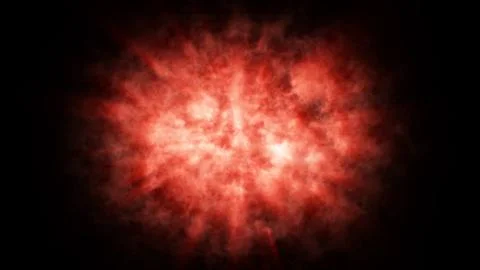 Red abstract fog cloud Stock Illustration