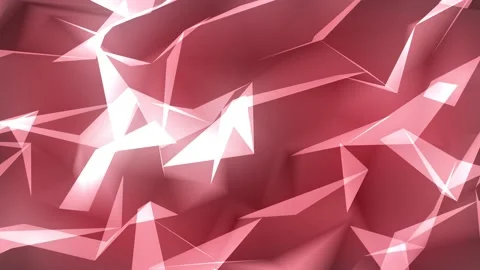 Red abstract geometric background animation. Stock-Footage 201701235