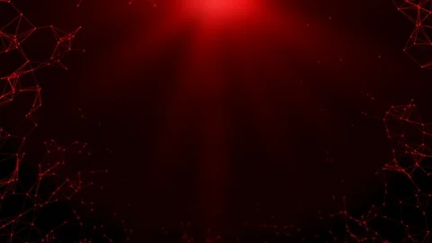 Red Abstract Geometric Background Plexus Stock Footage 122205515