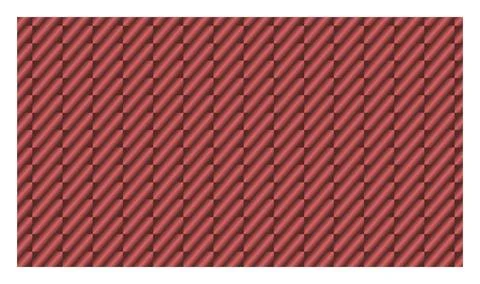 Red abstract geometric pattern with metallic sheen and gradient effect. Stock Illustration