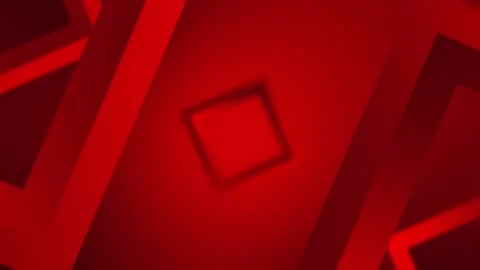 Red abstract geometric shapes background with glowing diamond Stock Footage 327473546