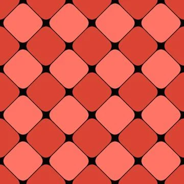 Red abstract geometrical square pattern background design Illustrazione stock