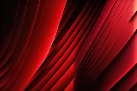 Red abstract gradient, wave wallpaper, Made by AI,Artificial intelligence Stock Illustration