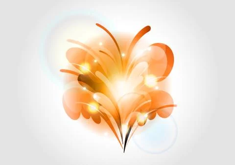 Red abstract Illustrazione stock