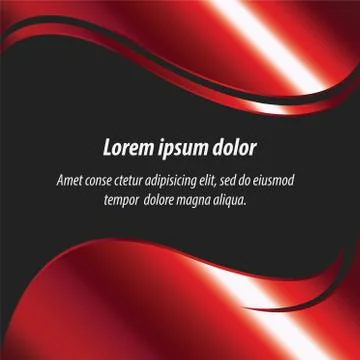 Red  abstract layout , background and Vector design Stock Illustration