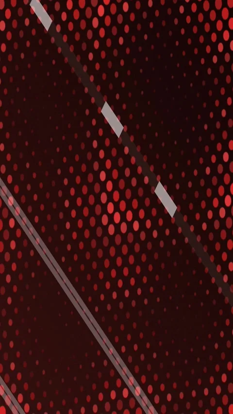 Red Abstract LED Dot Matrix Pattern with Diagonal Lines and Futuristic Stock Footage 342943922