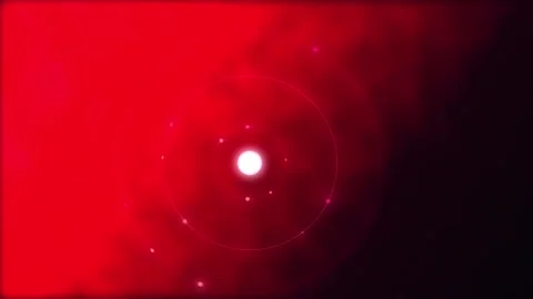 Red abstract light burst with particles in dark cinematic motion background Stock Footage 340908269