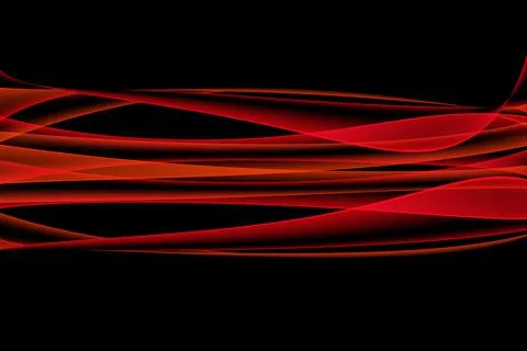 Red abstract light stripes Stock Illustration
