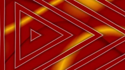 Red abstract loop motion background, triangle Stock Footage 48753326