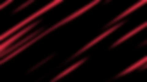 Red Abstract Looping Light Streaks on Black Background Stock Footage 333787442