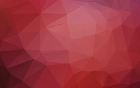 Red Abstract Low Poly Vector Background Stock Illustration