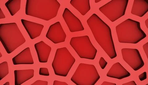 Red abstract mesh background rendered Stock Illustration