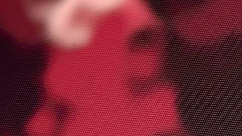 Red abstract mesh grid pattern technology background Stock Illustration