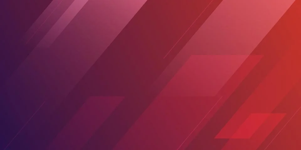 Red abstract modern background. Simple geometric vector illustration. Lines.. Stock Illustration