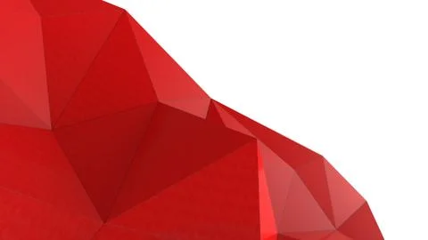 Red abstract modern crystal background. Polygon, Line, Triangle pattern shape Stock Illustration