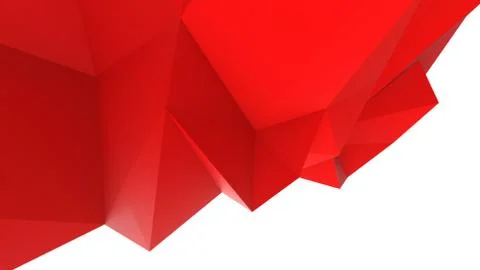 Red abstract modern crystal background. Polygon, Line, Triangle pattern shape Stock Illustration