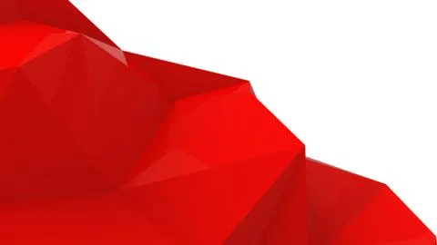 Red abstract modern crystal background. Polygon, Line, Triangle pattern shape Stock Illustration