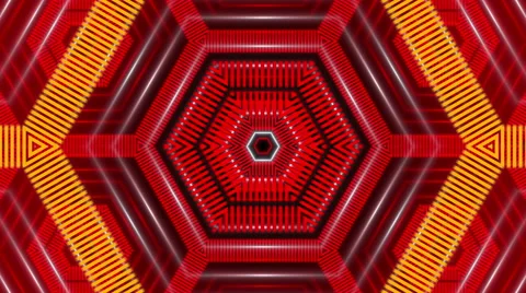 Red abstract motion background, loop Stock Footage 52638819