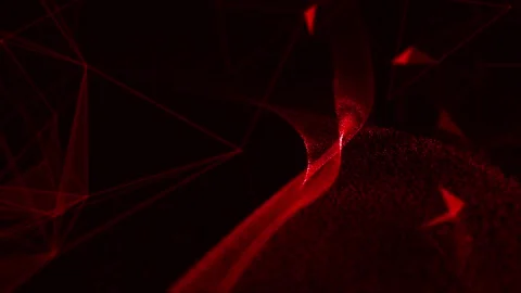 Red abstract motion background wave flow... | Stock Video | Pond5