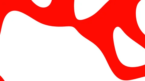 Red abstract motion over white background 스톡 동영상 335618499
