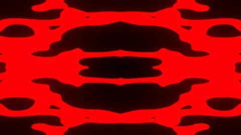 Red Abstract Movement of Various Bizarre Forms Background VJ Loop in 4K Video stock 344097076